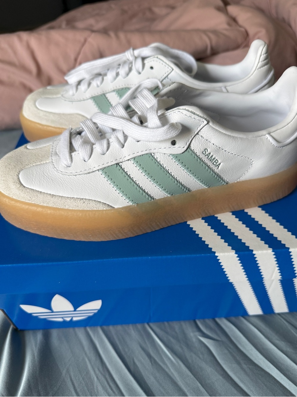 New in Box - Adidas Sambae - Blue - Picture 1 of 9